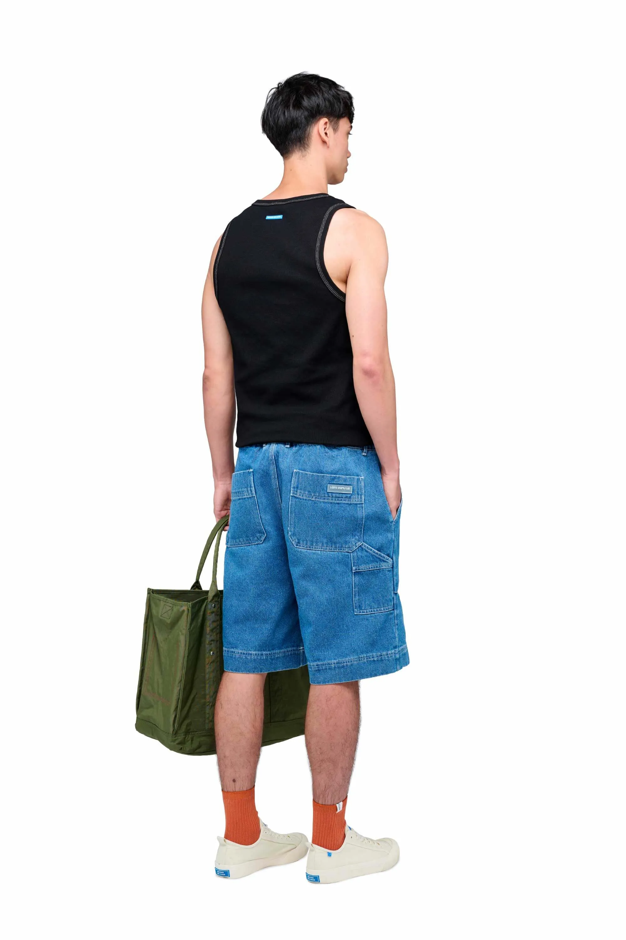 Contrast Ribbed Tank Top