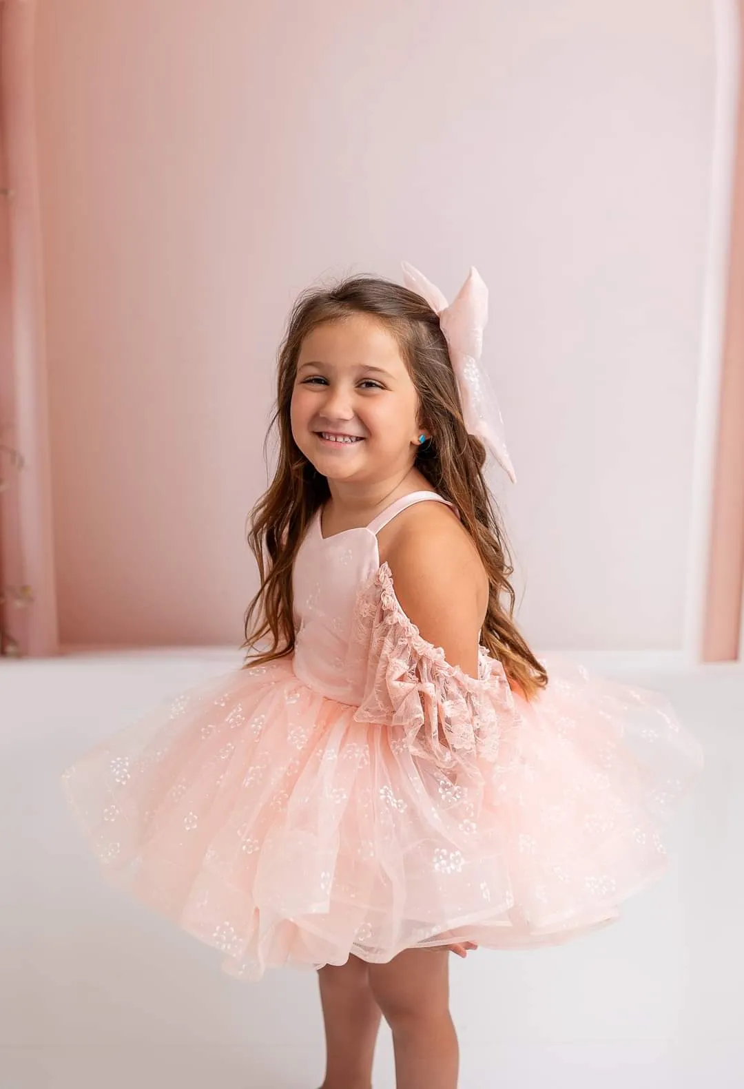 Daisy Bloom Petal- Pick color option. Editorial Dress, Couture Gown, Special Occasion Dress