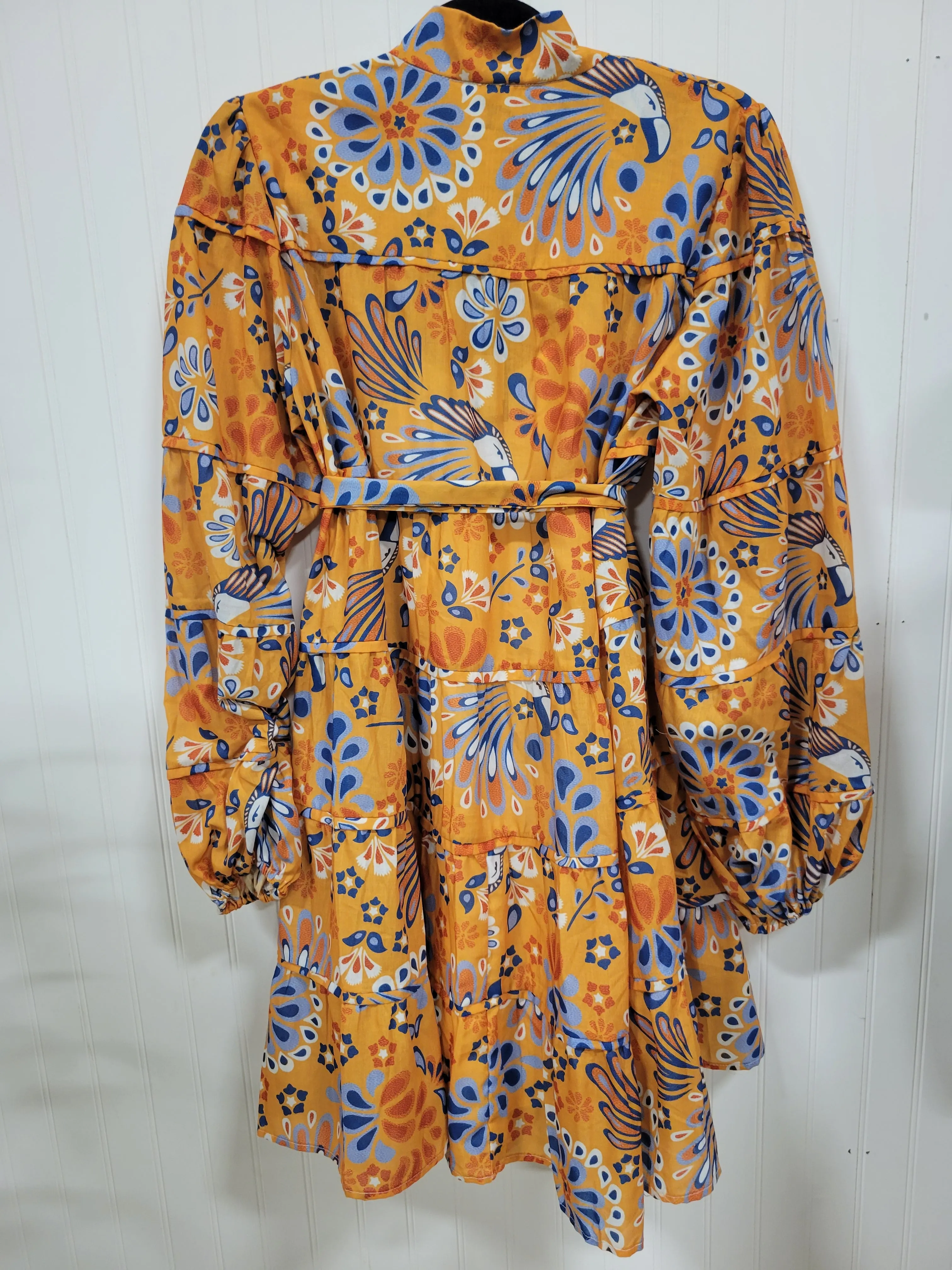 Long Sleeve Balloon Sleeve Dress
