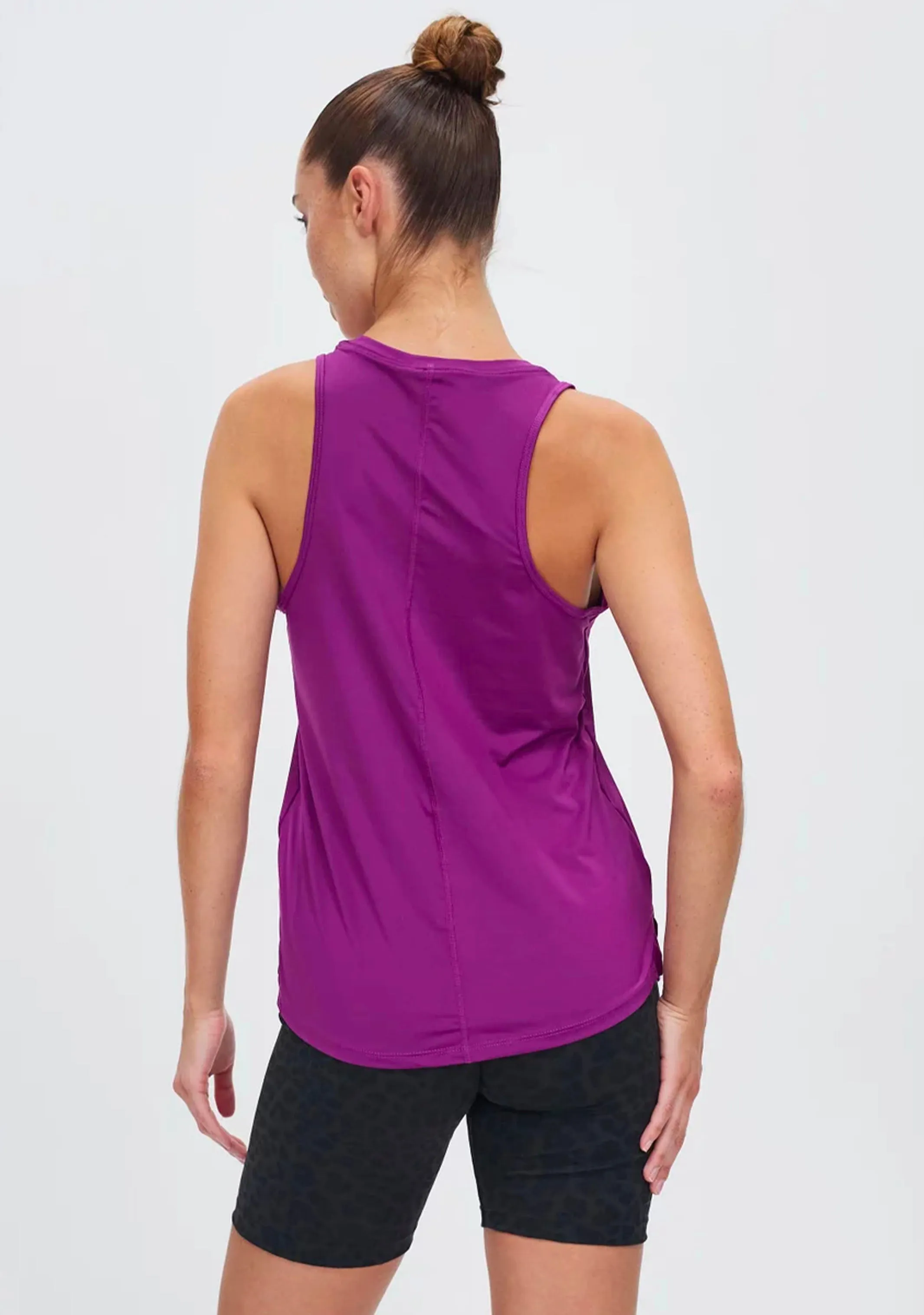 Nike Womens Dri-Fit One Graphic Logo Tank Purple <br> DQ5556-503