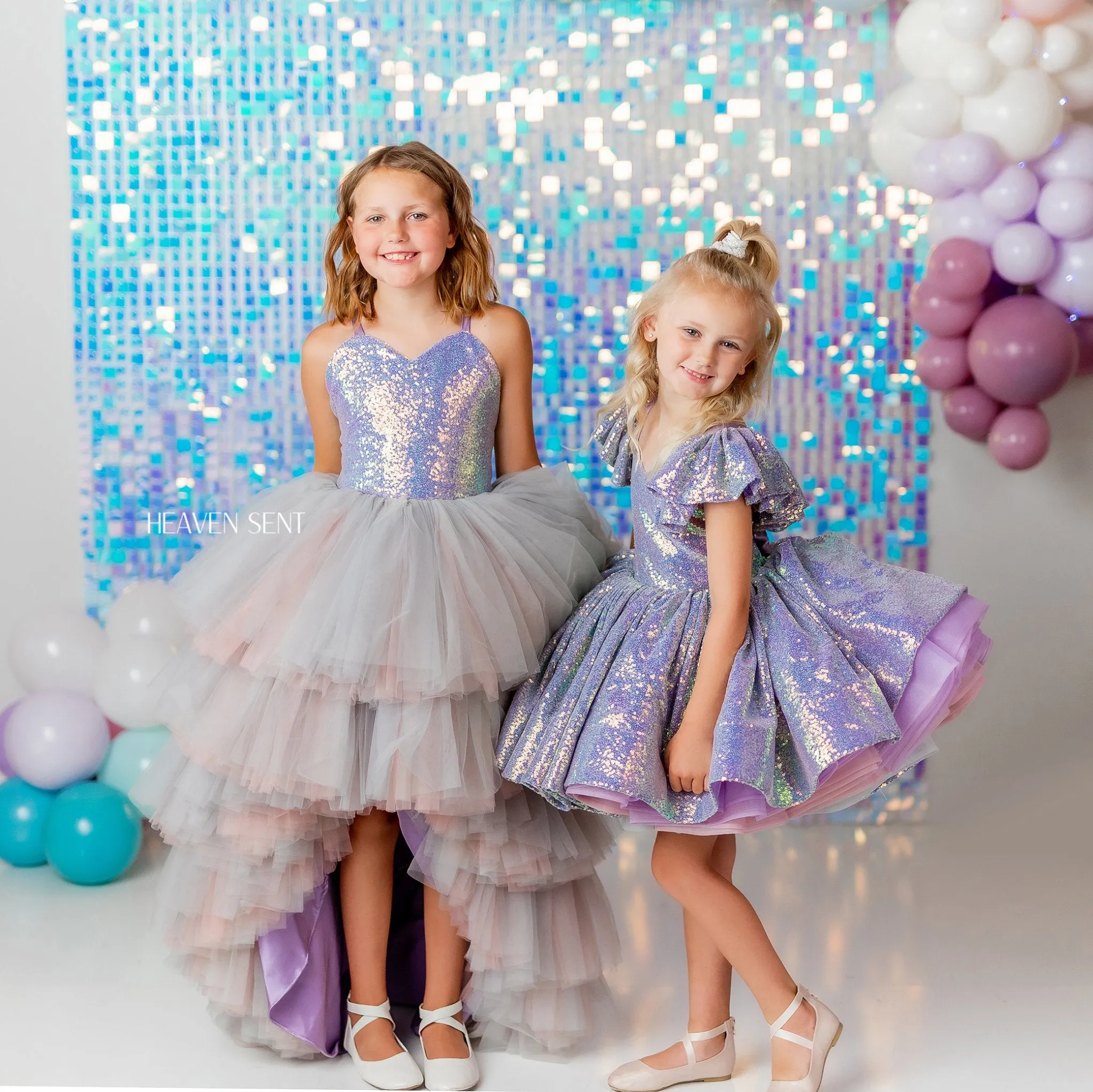 "Mermaid Kisses"  Petal - Editorial Dress, Couture Gown, Special Occasion Dress