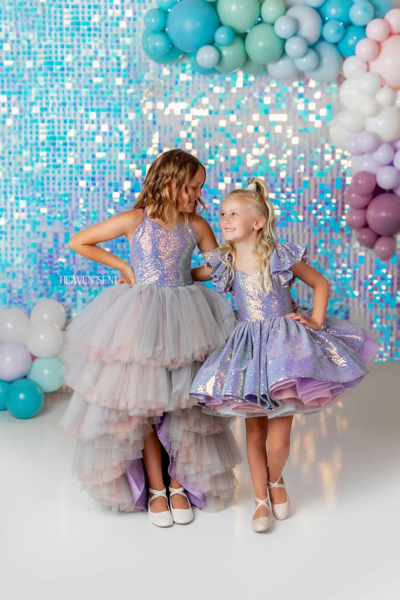 "Mermaid Kisses"  Petal - Editorial Dress, Couture Gown, Special Occasion Dress