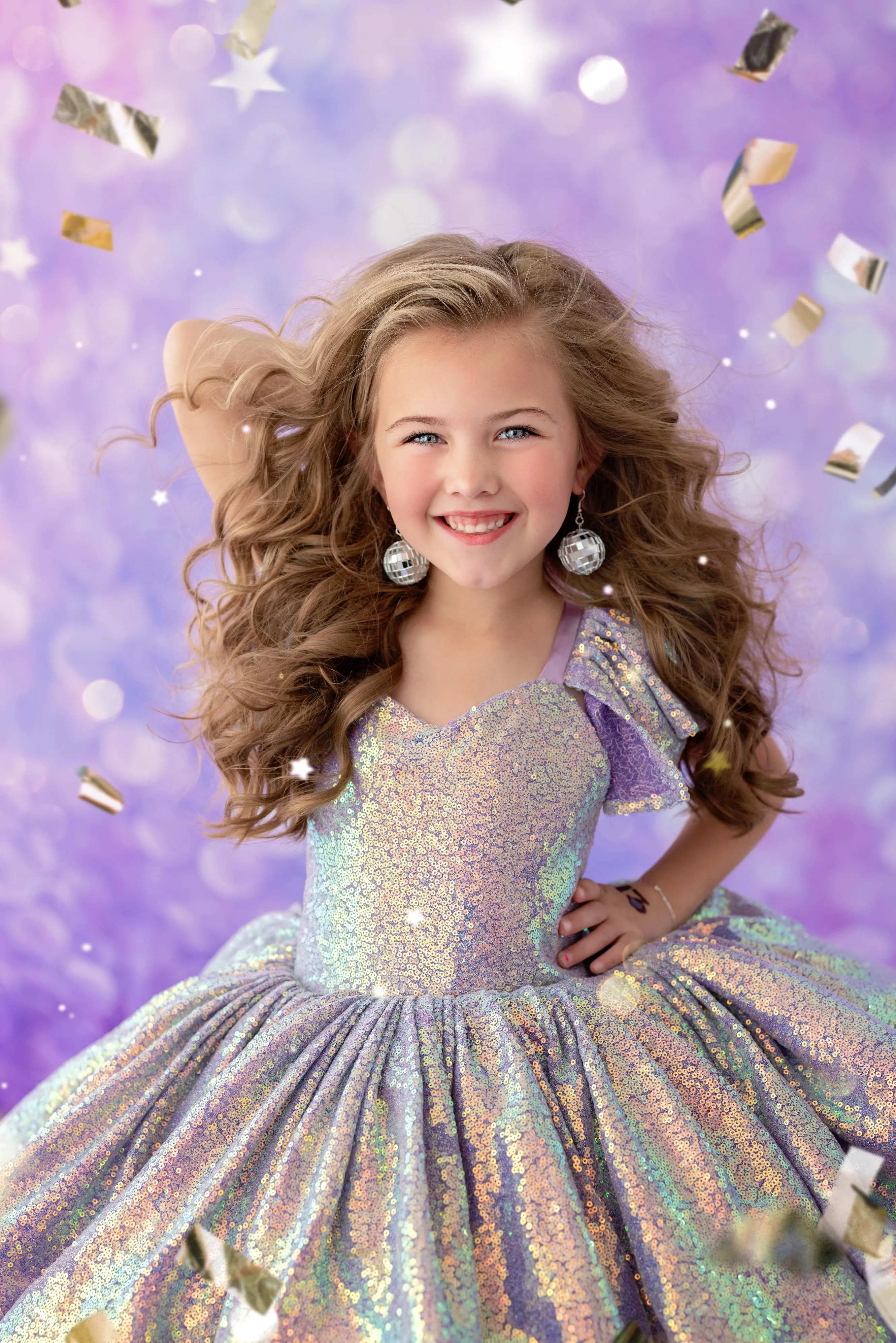 "Mermaid Kisses"  Petal - Editorial Dress, Couture Gown, Special Occasion Dress