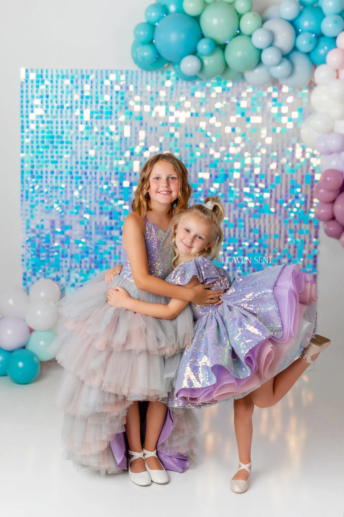 "Mermaid Kisses"  Petal - Editorial Dress, Couture Gown, Special Occasion Dress