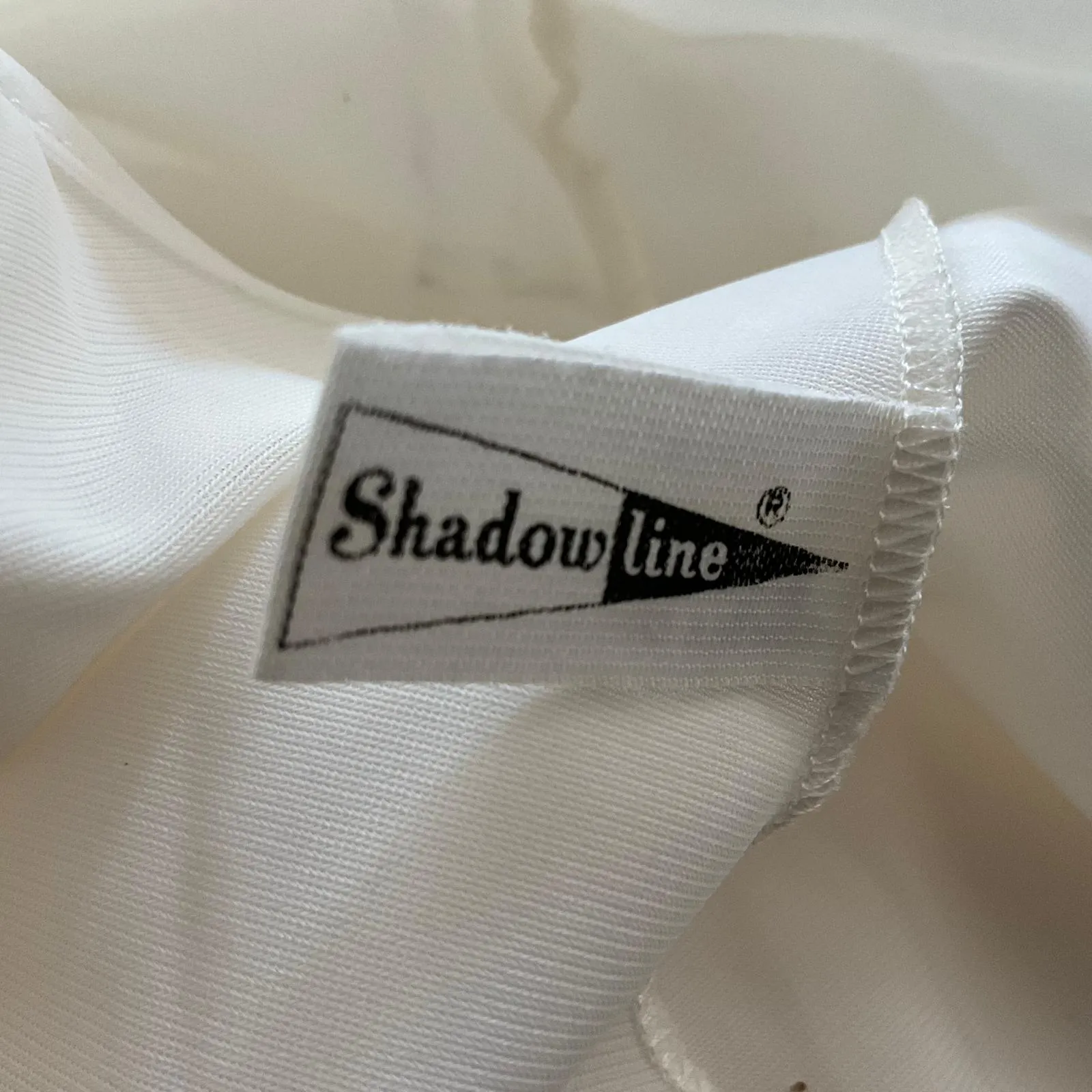 Shadowline Women’s White Chiffon Peignoir Slip Dress and Robe Set Sz S Pre-owned