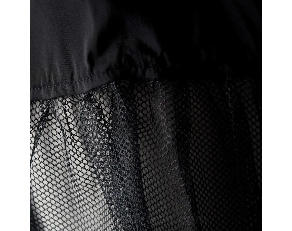 Size 6 Navy Cage Style Crinoline - 1950s Dark Blue Petticoat - Lingerie Deadstock - Sheer Bouffant Pin Up Style 50s - Waist 26 - 36340-2