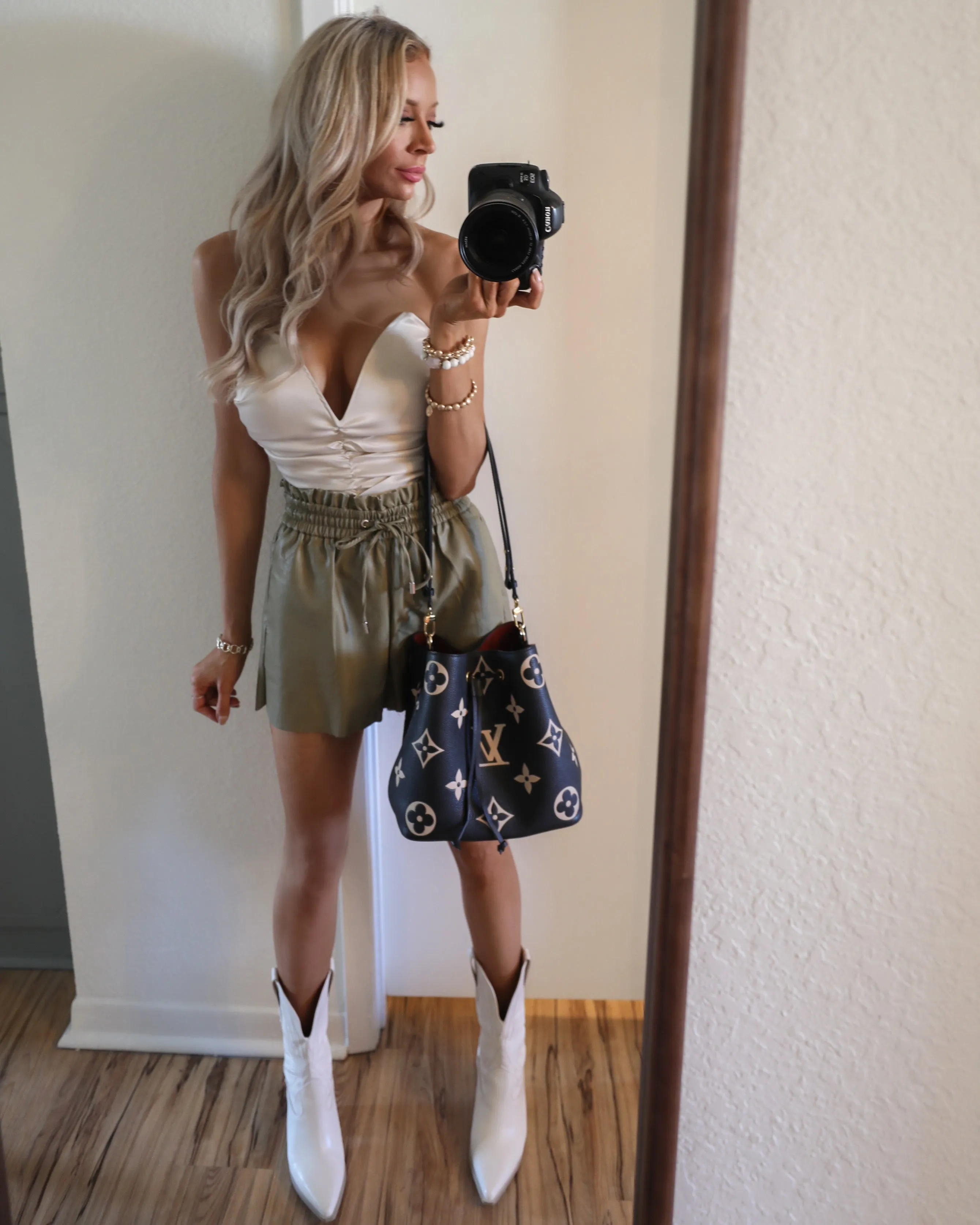 Sweetheart Ivory Satin Crop Top